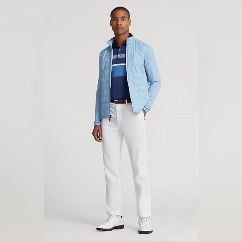 RLX Ralph Lauren Men's Sky Blue Quilted Jacket - Picture 3 of 8